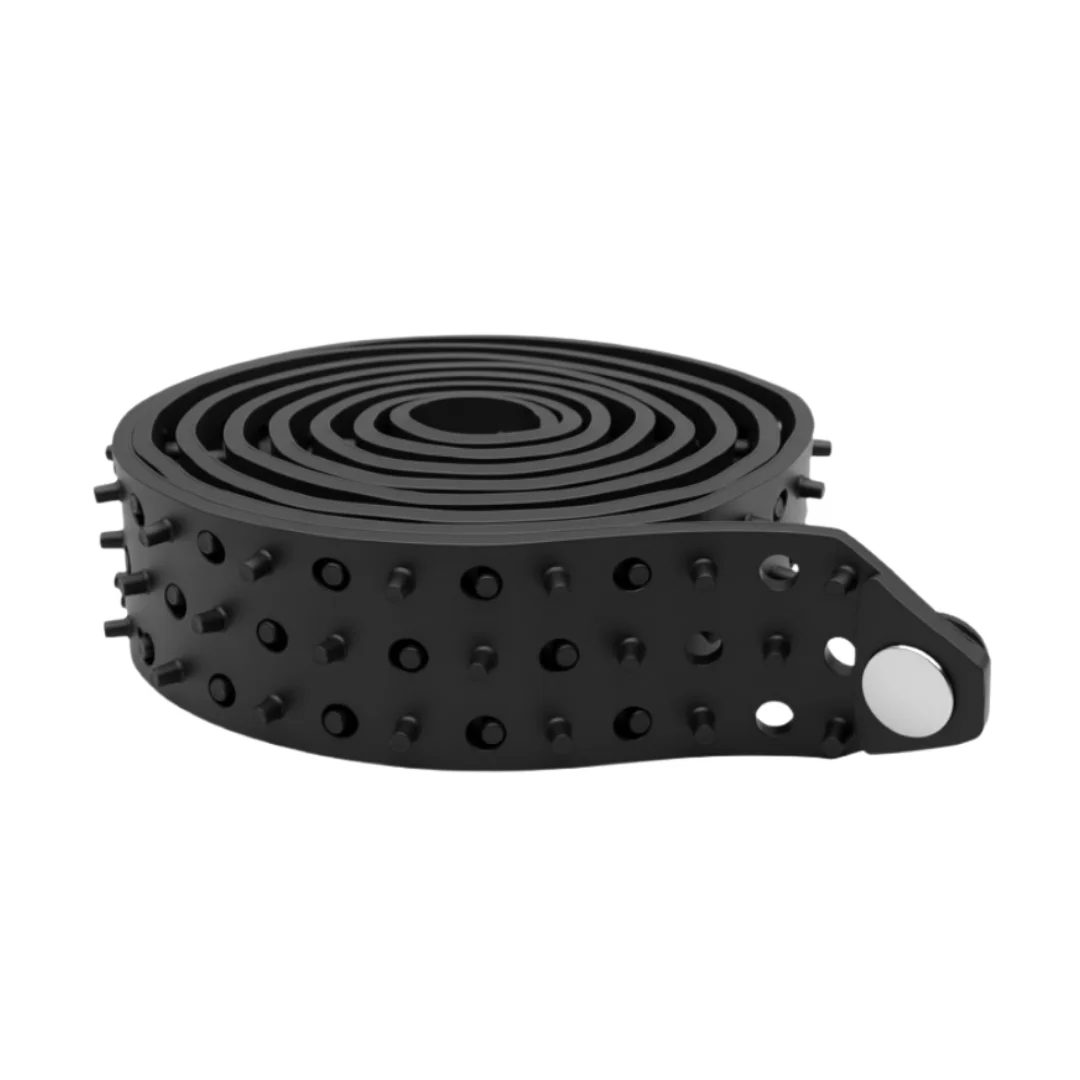 Shirt Tucker Rubber Belt — Black